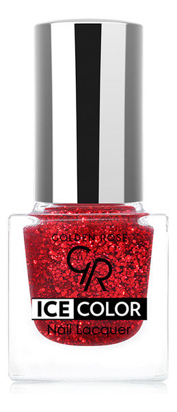 Golden Rose, GR Ice Color, Lakier do paznokci Brokatowy 227, 6 ml