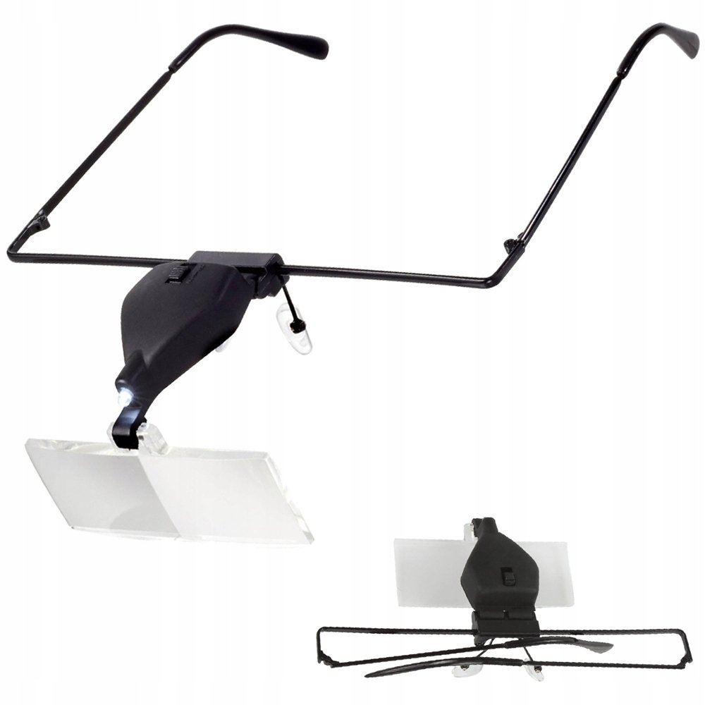 Lupa Okulary Zegarmistrzowska Led 3,5X Wymienne
