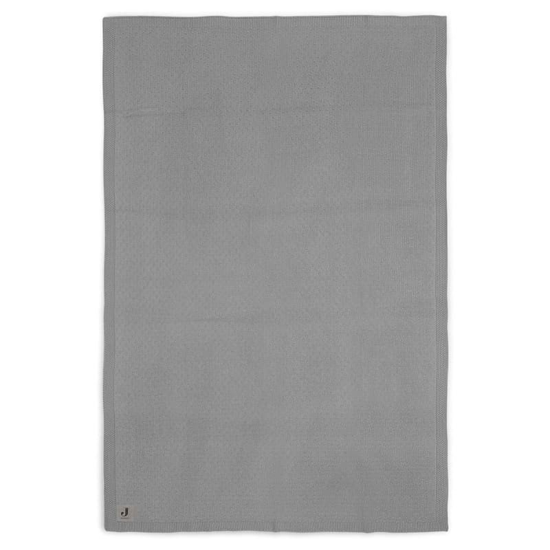 Jollein - Kocyk Tkany 75 X 100 Cm Bliss Knit Storm Grey