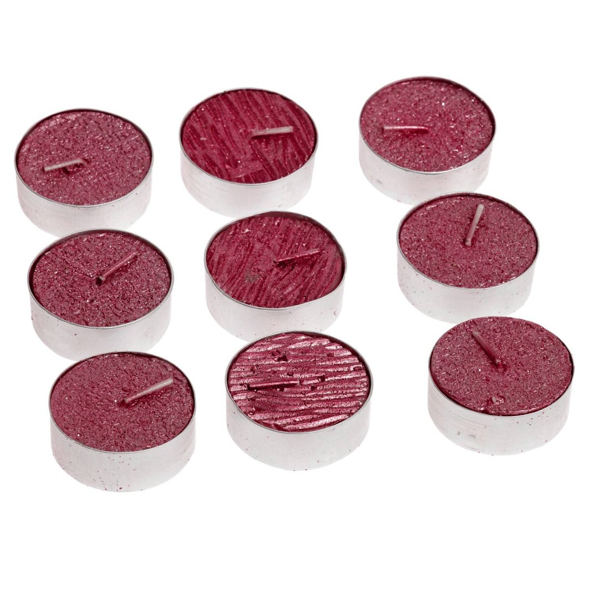Zestaw Świeczek Z Brokatem, 9 Szt.