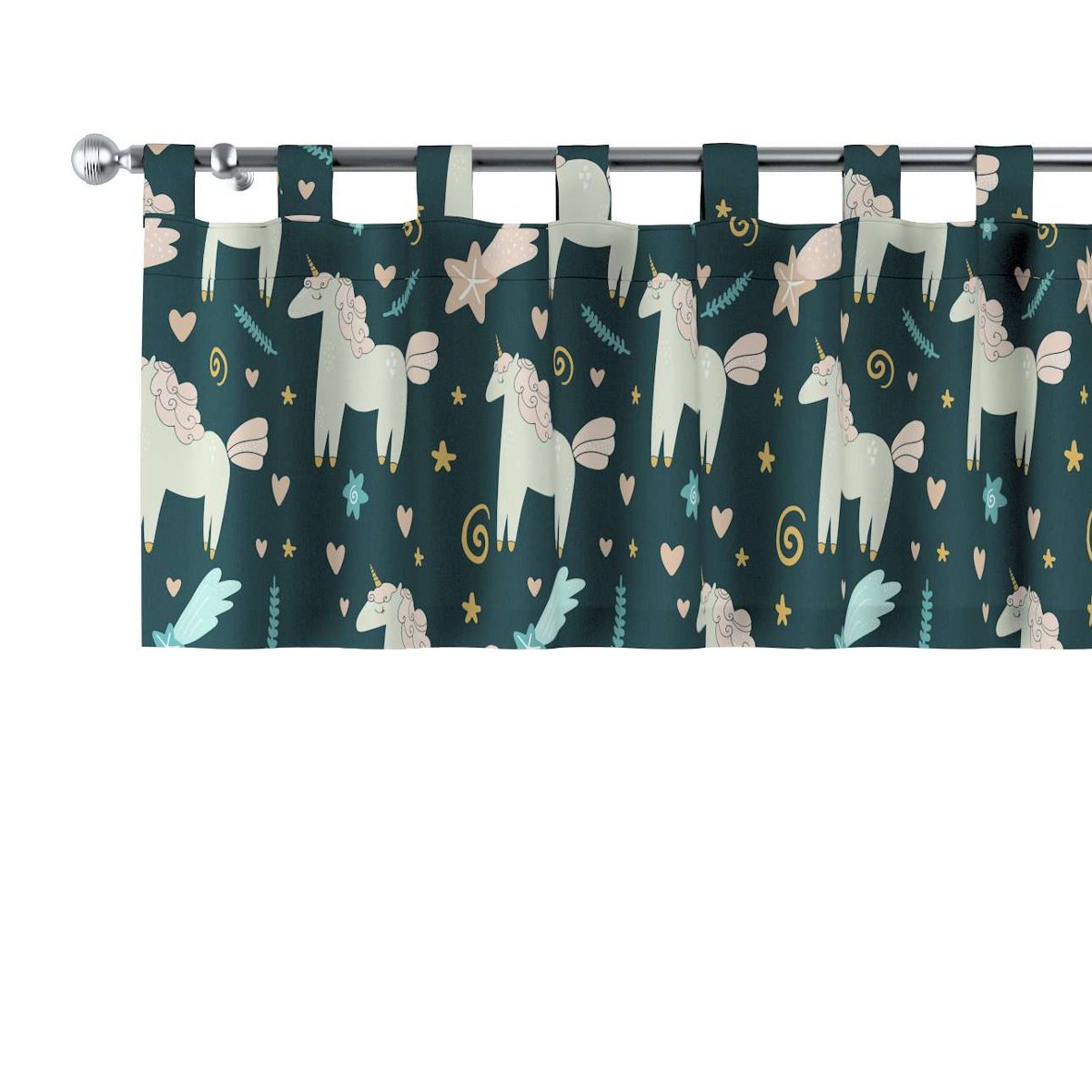 Lambrekin Na Szelkach, Niebieski, 130 × 40 Cm, Magic Collection