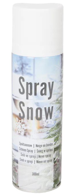 Sztuczny Śnieg W Sprayu 300Ml Do Okien Dekoracji