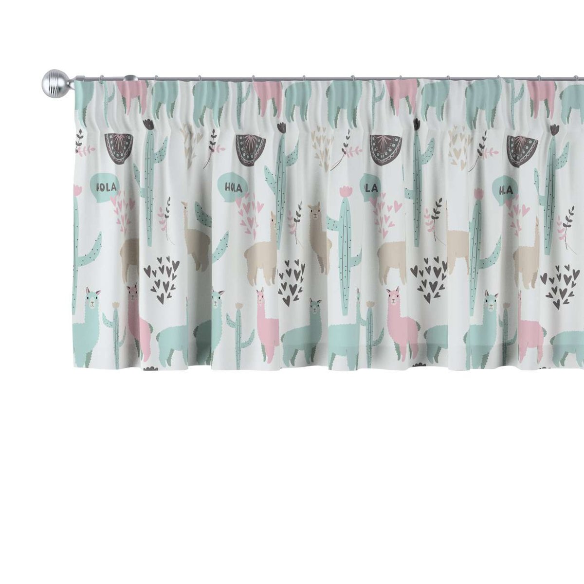 Lambrekin Na Taśmie Marszczącej, Pastelowy, 390 × 40 Cm, Magic Collection