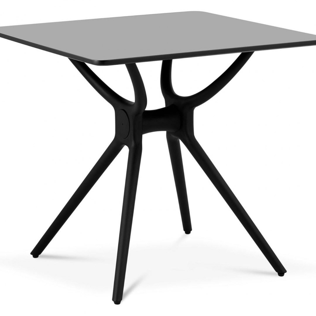 FROMM_STARCK Stół - kwadratowy - 80 x 80 cm - czarny FROMM STRACK 10260325 STAR_DESK_36 10260325 STAR_DESK_36