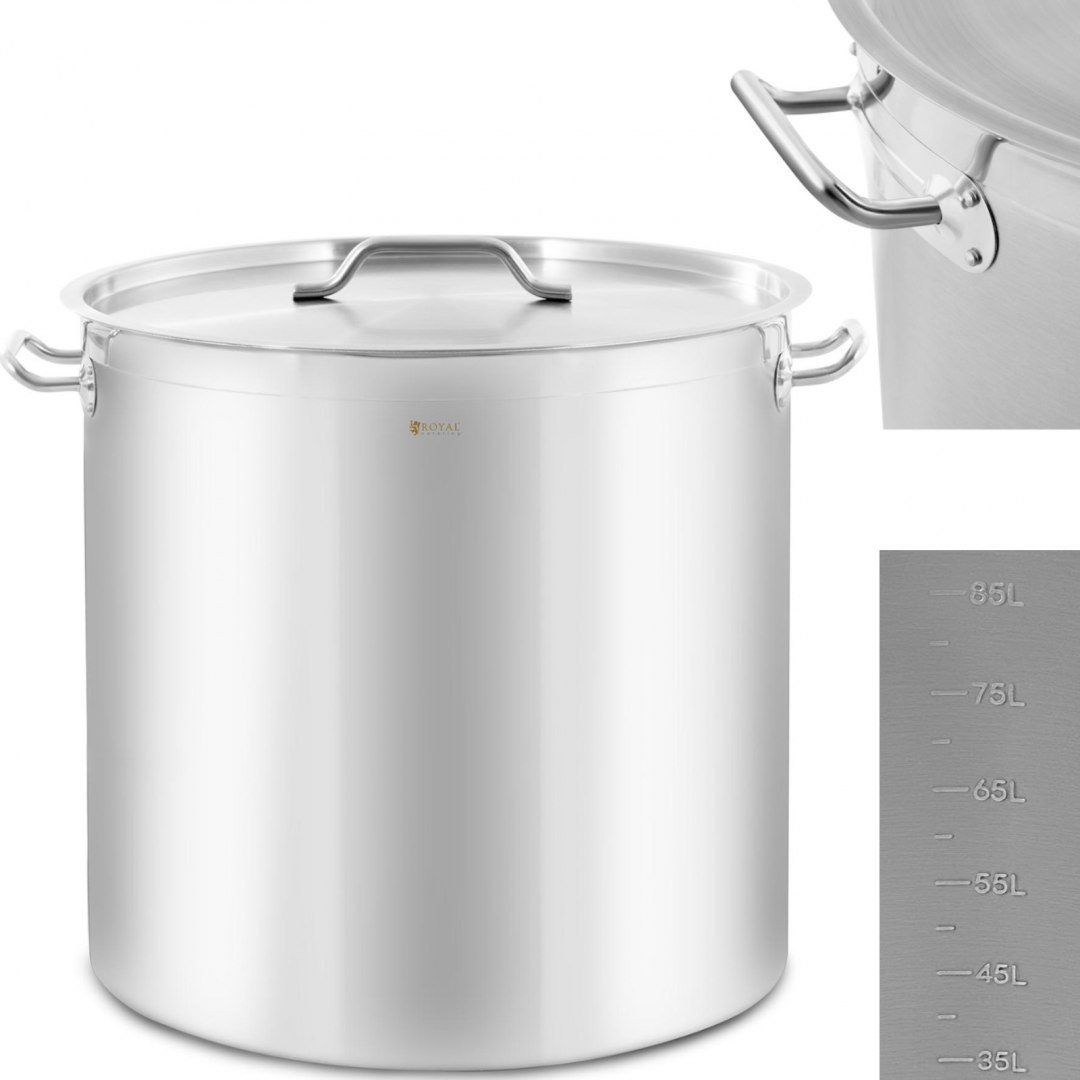 ROYAL CATERING Garnek indukcyjny - 98 l - Royal Catering - 500 mm ROYAL CATERING 10012349  RC-SSIP98 10012349  RC-SSIP98