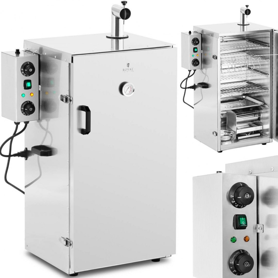 Royal Catering Wędzarnia elektryczna - 105 l - 4 ruszty 10012168 RC-FS870