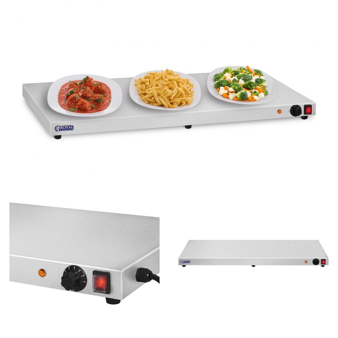 Royal Catering Płyta grzewcza - 600 W - stal nierdzewna RCHP-600E RCHP-600E