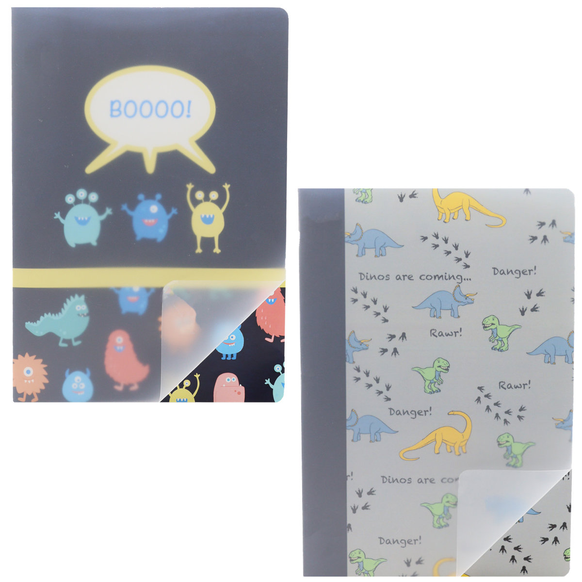 Zeszyt A5 Polipropylenowy 48 Kartek 90G W Linie Play Me Dinozaury Potwory