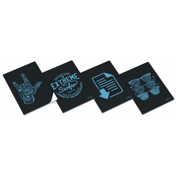 Zeszyt A5 40 Kartek W Linie 90G/M2 Clever Blue