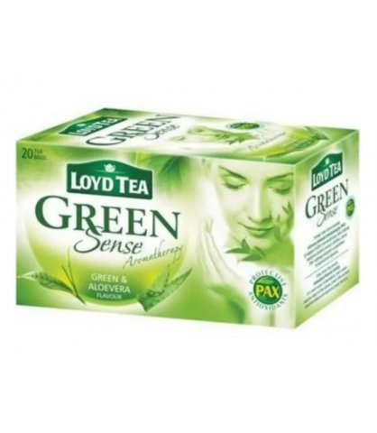 Loyd Tea Herbata Green Sense Aloevera 20x1.7 g+ 40 zł na dzień dobry w Klubie MediaMarkt ! Green Sense Aloevera 20x1.7 g