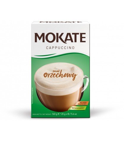 Mokate Kawa Cappucino orzechowe 20g * 8 szt SMOC.4110