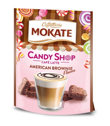 Cappuccino Mokate Candy Shop o smaku amerykańskiego brownie 110 g