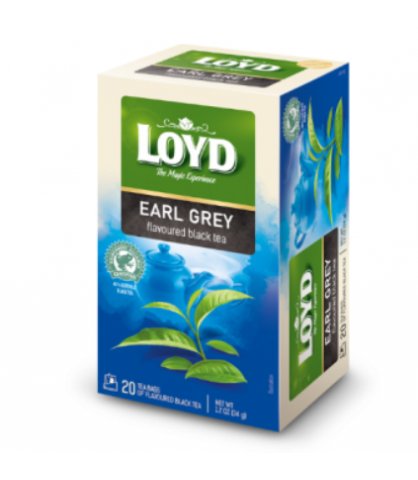 Loyd, Herbata czarna, Earl Grey, 20 torebek