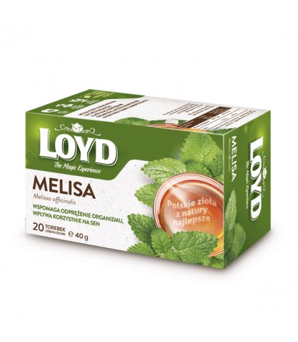 Herbatka ziołowa LOYD Melisa 20 torebek