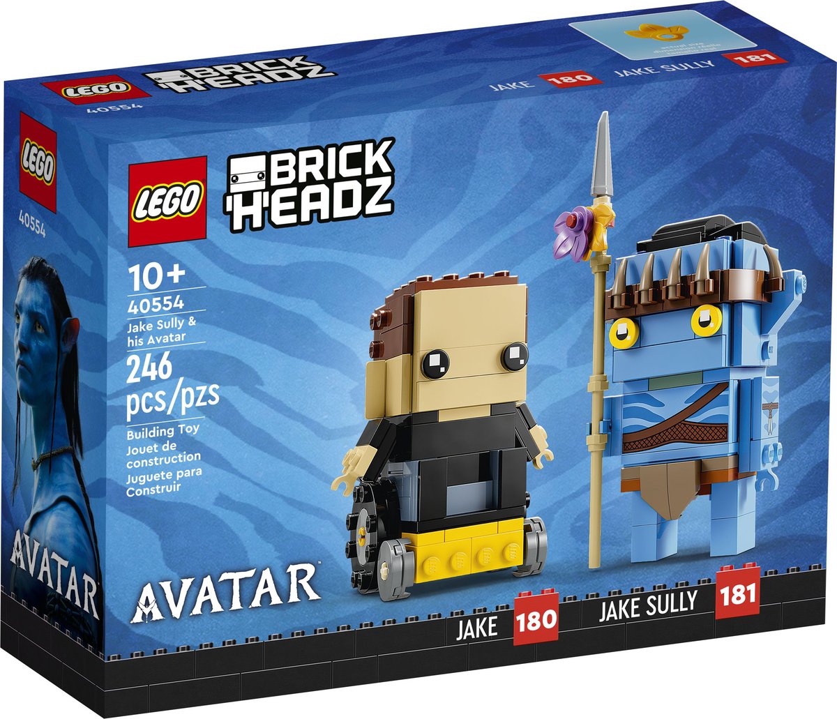 LEGO Brickheadz Jake Sully i Jego Awatar 40554