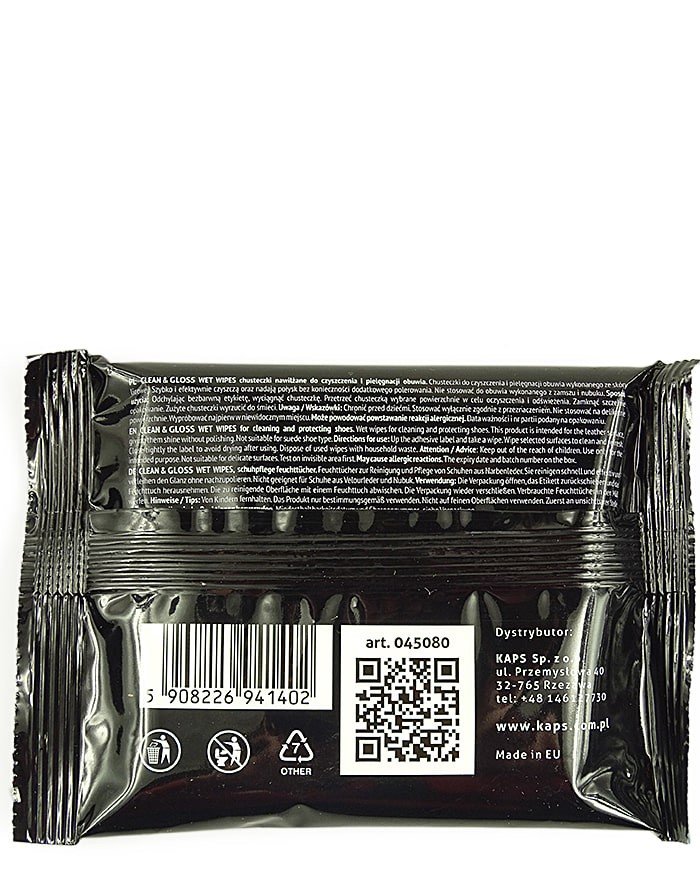 Clean Gloss Wet Wipes, Chustec