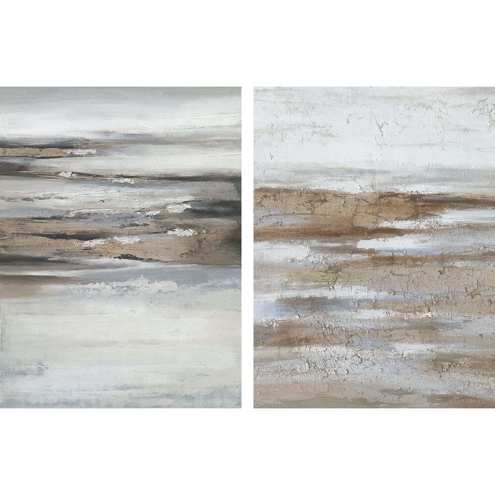 Emaga Obraz DKD Home Decor Abstrakcyjny Nowoczesny (90 x 2,4 x 120 cm) (2 Sztuk)