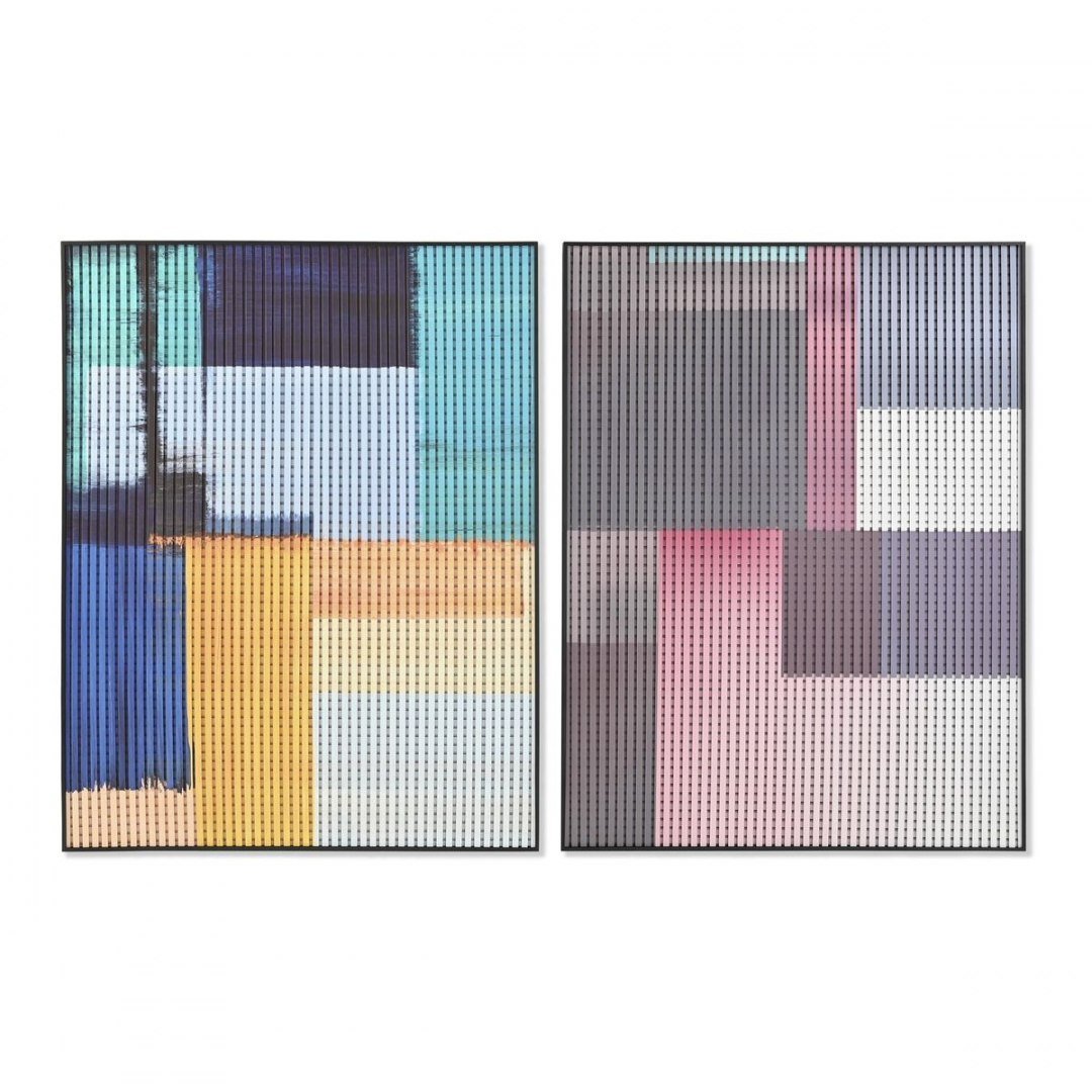 Emaga Obraz DKD Home Decor Nowoczesny (75 x 3 x 100 cm) (2 Sztuk)
