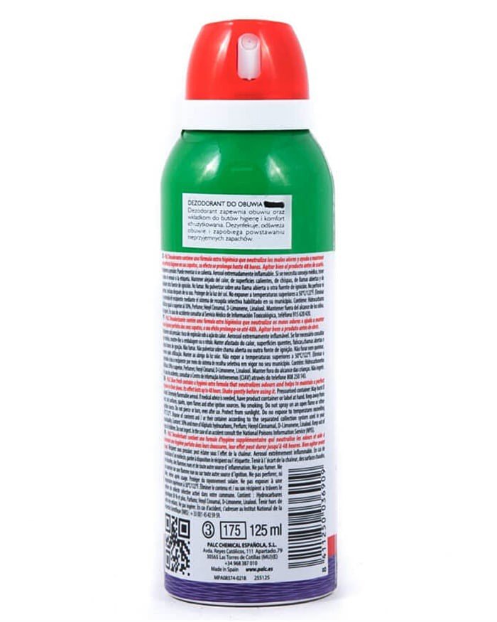 Dezodorant Do Butów Spray Do Butów Mocny 125 ml