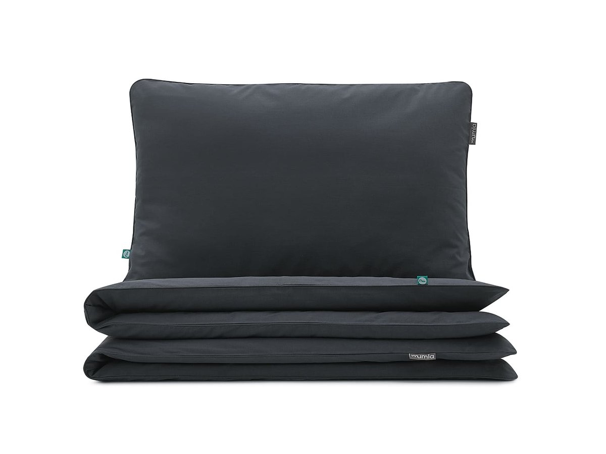 Pościel Basic Grafitowy 220X200 Cm + 2X 60X50 Cm