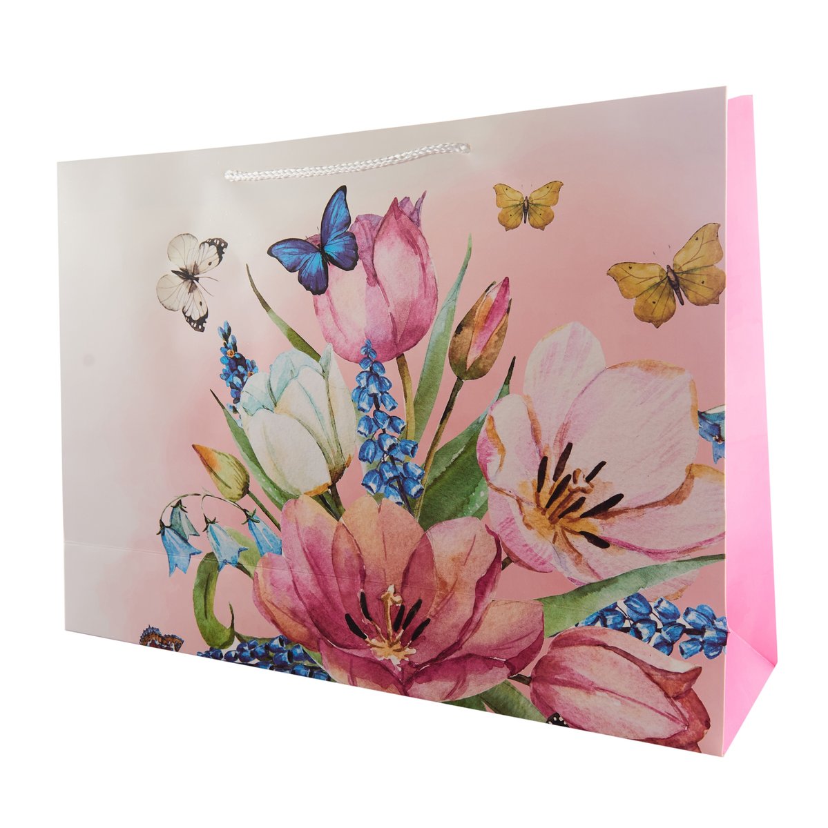Kwiaty Szeroka Torba Prezentowa 40X30 Różne Kolory