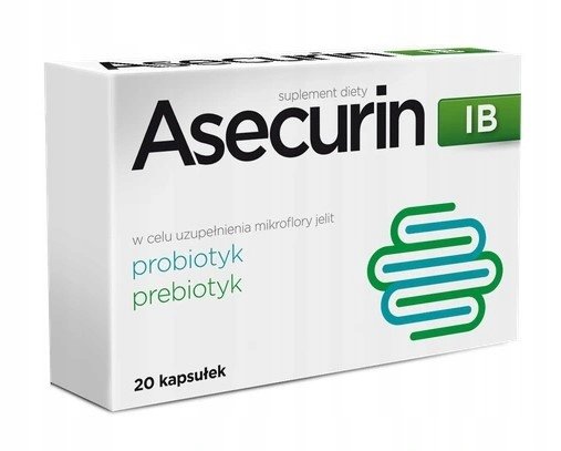 Aflofarm Asecurin IB 20 kapsułek 3740441