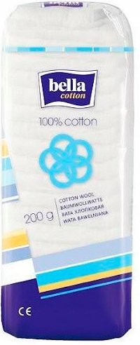 Bella Wata opatrunkowa Cotton, bawełniana 200g |   BC-071-A200-007