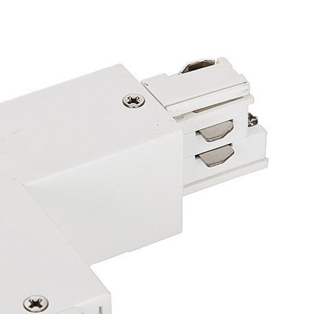 T-Łącznik Szynoprzewodu Uziemienie Zewnętrzne Ht4-J03-I/Wu Italux Do 3-Fazowej Szyny Natynkowej 230V Biały