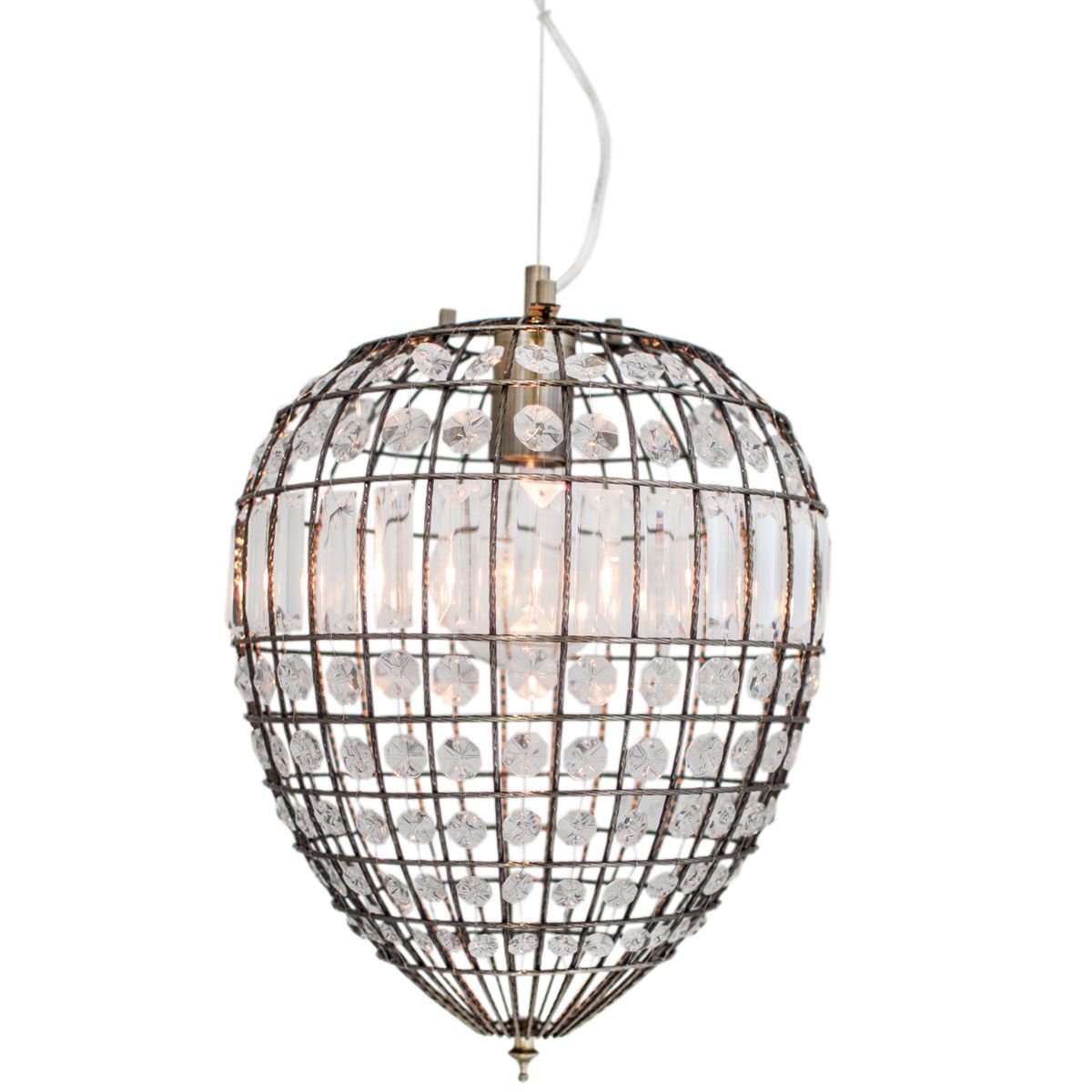 BY RYDENS By Rydéns Amadeus lampa wisząca, szklany dekor