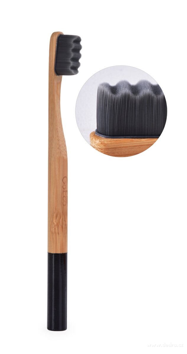 GoEco, Bambusowa szczoteczka do zębów Bamboo, Czarny