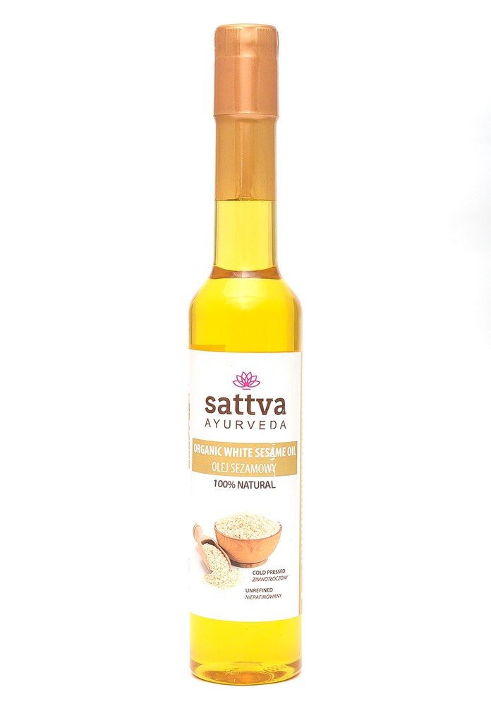 sattva ayurveda Naturalny olej sezamowy, 500 ml