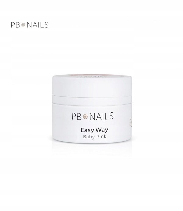 PB Nails, Żel budujący Easy Way Baby Pink, 50 g