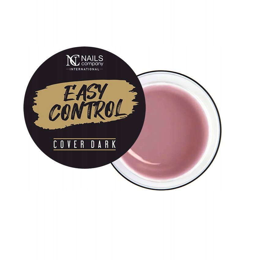 NC Nails, Żel budujący Easy Control Cover Dark, 50 g