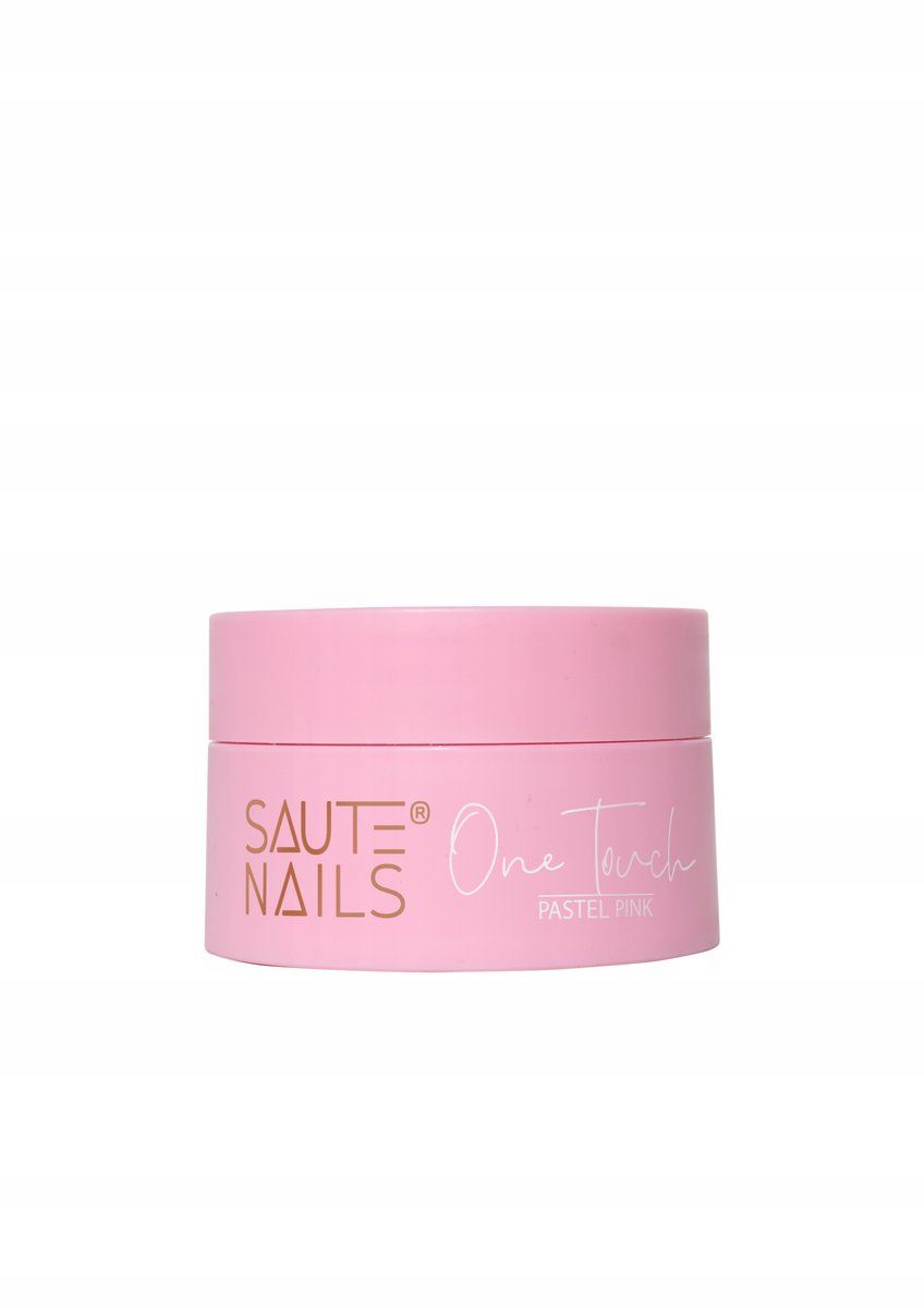 Saute Nails, Żel UV One Touch Pastel Pink, 30 g