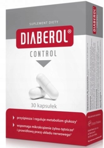 ESTABLO PHARMA SP. Z O.O. Diaberol Control 30 kapsułek 3831841