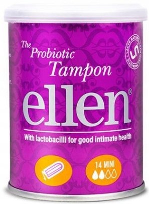 Elle, Tampony probiotyczne Mini, 14 szt.