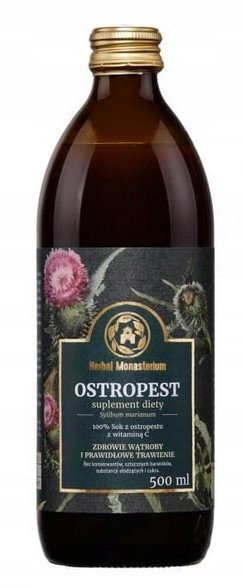 Herbal Pharmaceuticals Herbal Monasterium Sok Ostropest 500 ml 14636-uniw