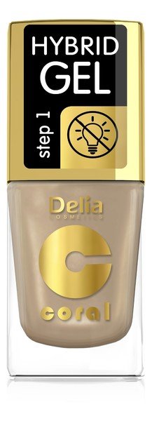 Zdjęcia - Lakier do paznokci Delia Cosmetics Coral Hybrid Gel Emalia do paznokci nr 73 11ml 