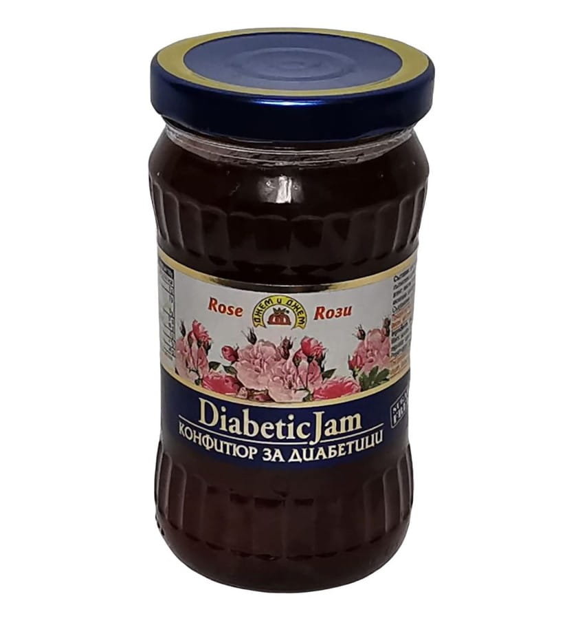 Dżem Z Płatków Róży Damasceńskiej Dla Diabetyków 340G / Jam&Jam