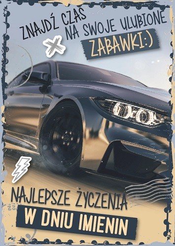 Kartka imieninowa dla mężczyzny GM584