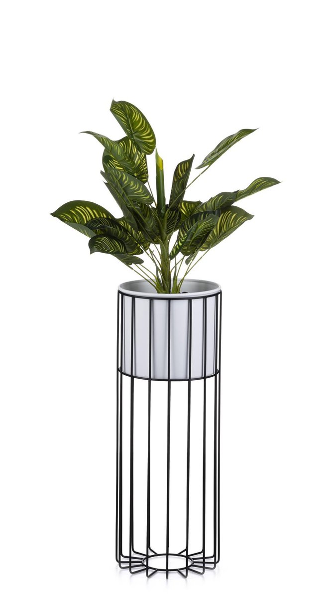 Kwietnik Nowoczesny Z Osłonką 55 Cm Loft