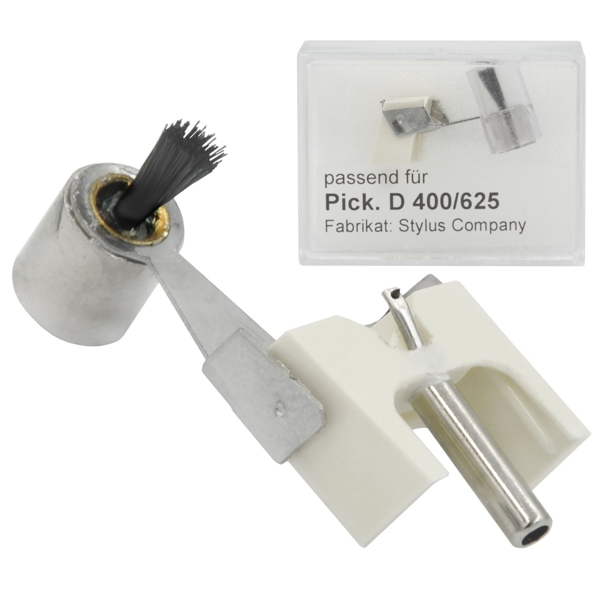 Stylus Co. Japan 1110 Pick. D 400/625 - Igła gramofonowa ze szczoteczką czyszczącą