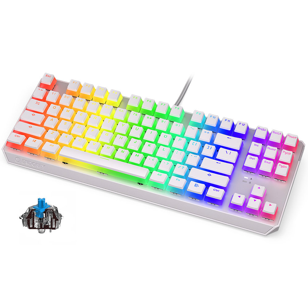 ENDORFY Thock TKL Pudding Onyx White Kailh Blue RGB  EY5A007