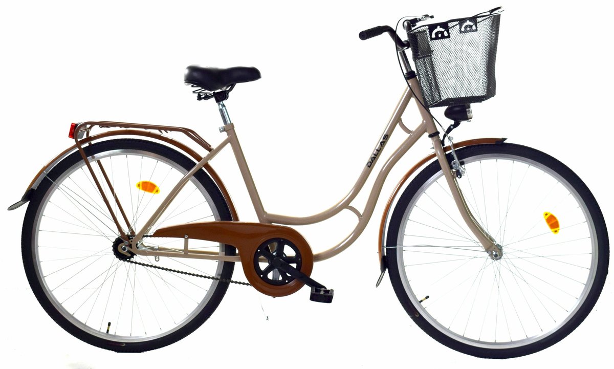 Dallas Bike Retro 28 cali Cappucino Z Brązem
