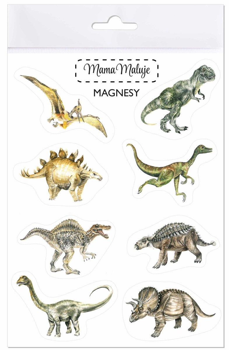 Mama Maluje, Magnesy, Dinozaury