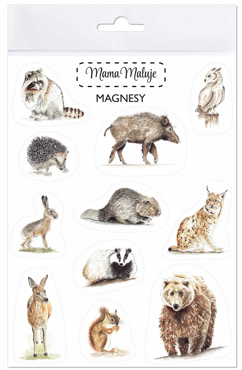 Mama Maluje, Magnesy, Zwierzęta leśne
