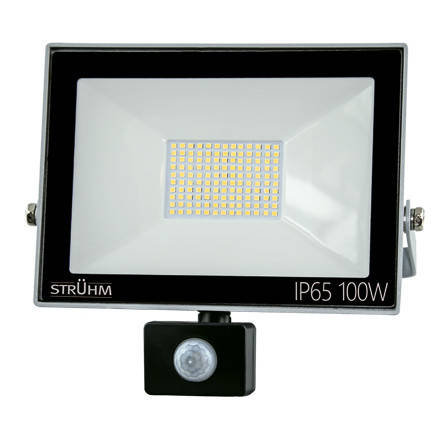 IDEUS Naświetlacz LED z czujnikiem ruchu KROMA LED S 100W GREY 6500K IP65  7086 03708