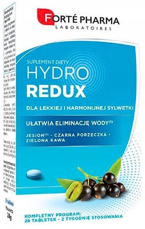 FortePharma REIG JOFRE SP. Z O.O. Hydroredux dla lekkiej i harmonijnej sylwetki 28 tabletek 3827861