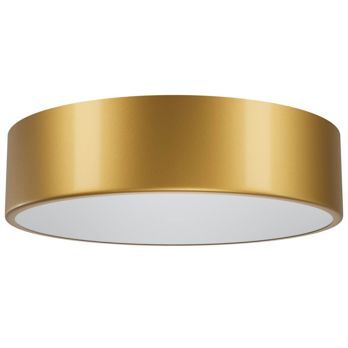 Ledowa lampa sufitowa 137623620774 pokojowa 24W złota