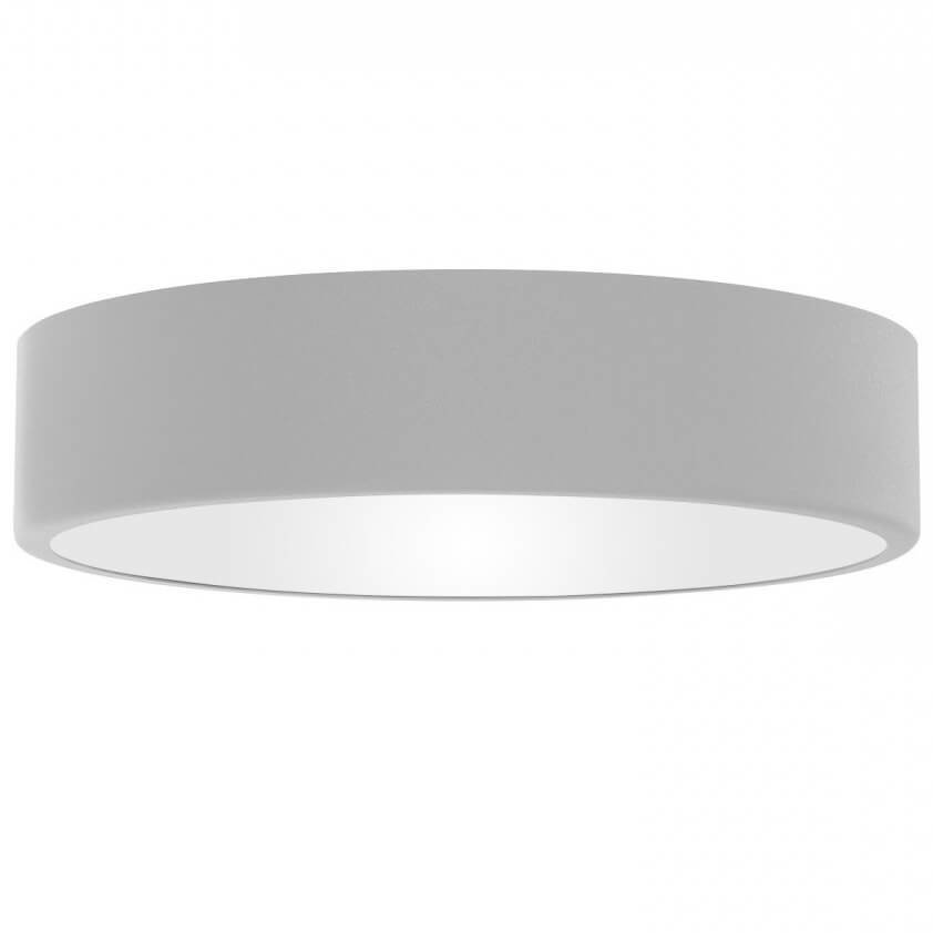 Euluna Lampa sufitowa Cleo 400, czujnik, 40 cm szara